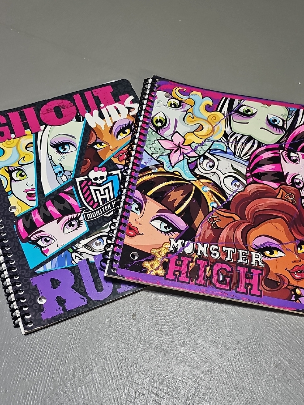 Monster High by Mattel 2014 Wide Ruled 80 Page 1 Subject Notebooks